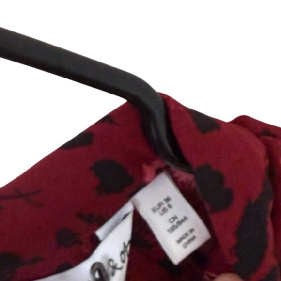 & Other Stories Red Animal Print Mini Dress - Picture 5 of 7